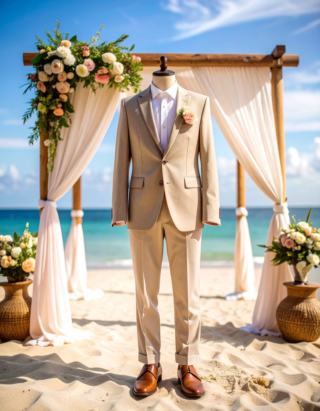 Linen Beach Wedding Outfit - 25 Men's Wedding Outfit Ideas