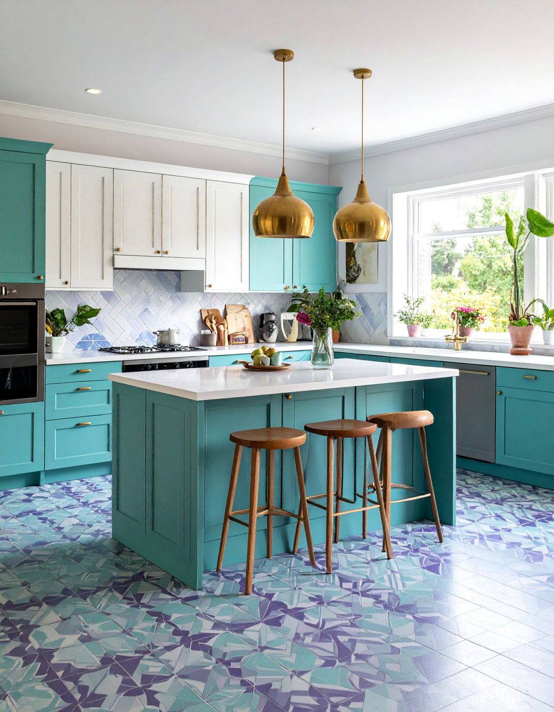 Linoleum Pattern s Kitchen - 25 1980s Kitchen Ideas