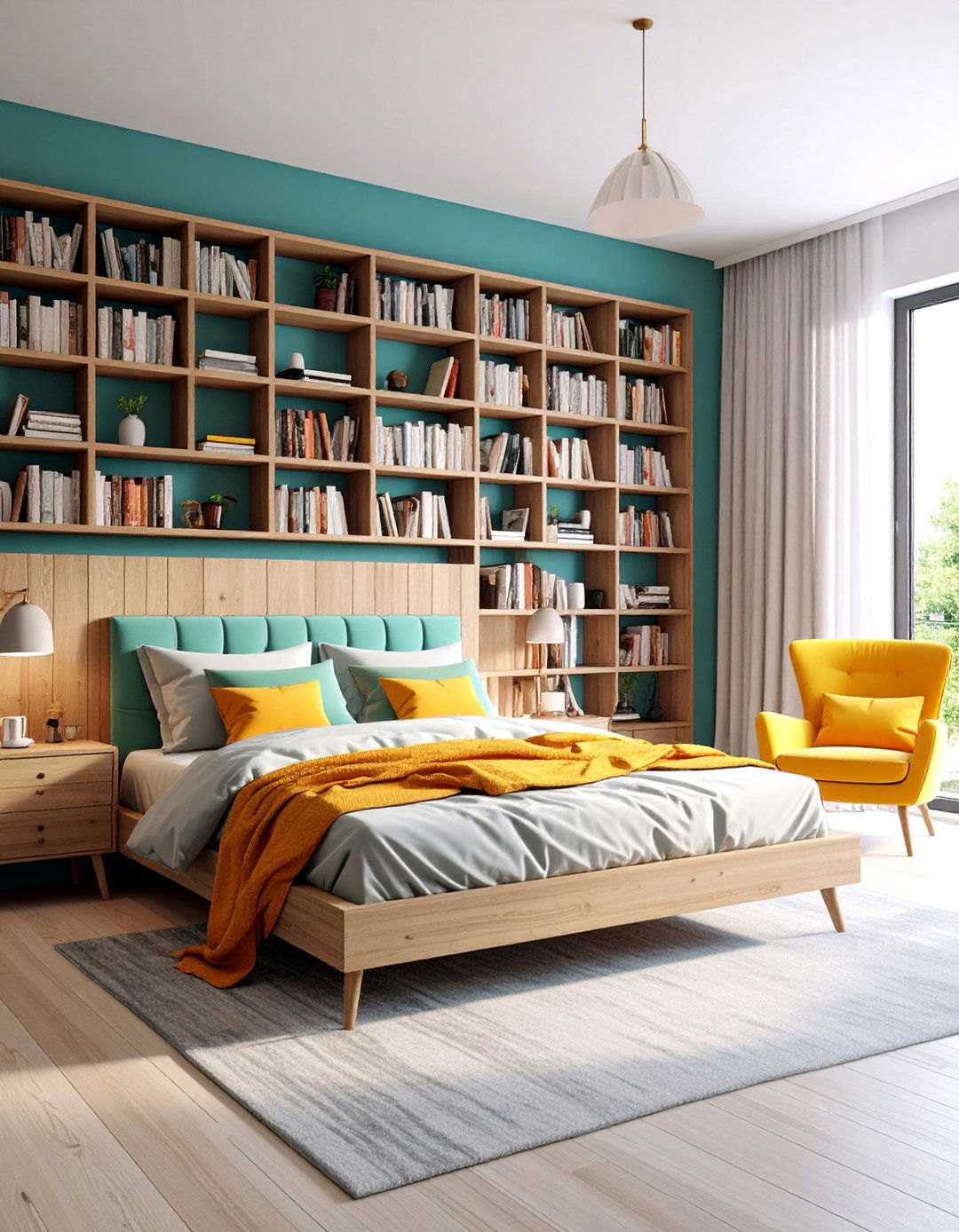 Literary Book Lovers Bedroom - 25 Eclectic Bedroom Ideas