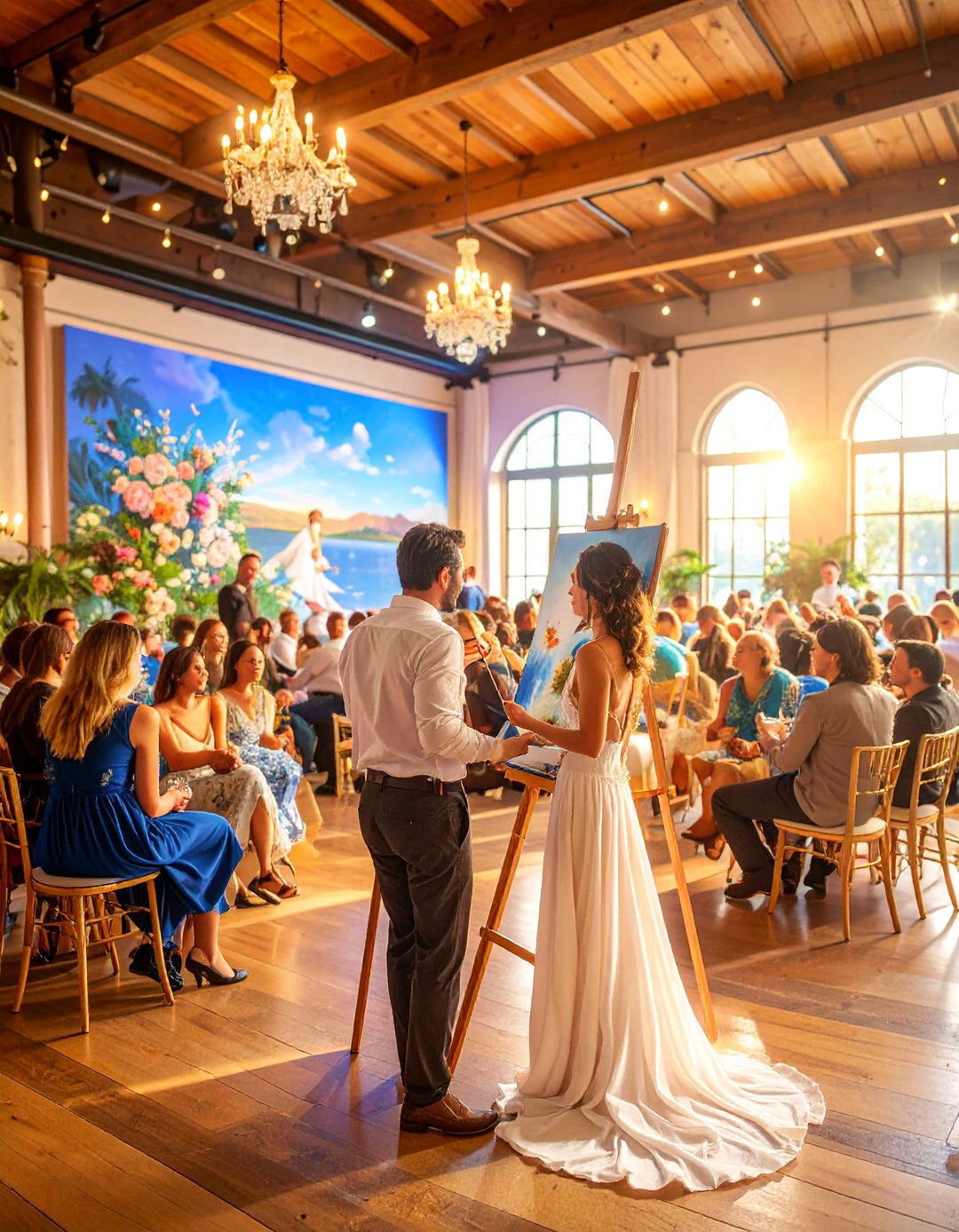 Live Art Creation Wedding Entertainment - 25 Wedding Entertainment Ideas