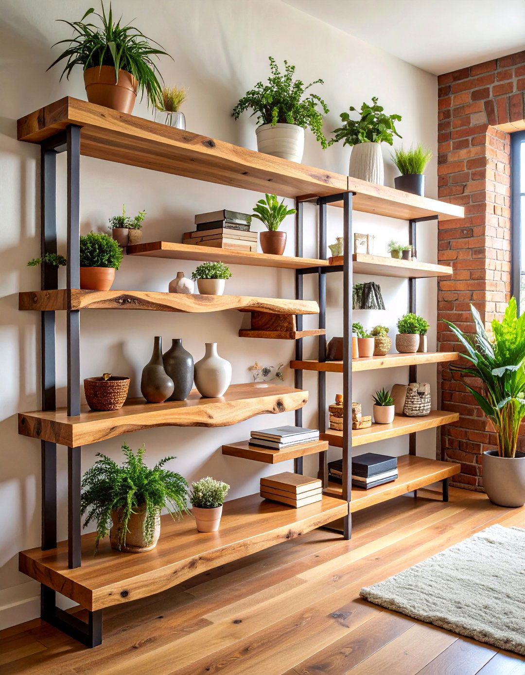 Live Edge Wood Fireplace Shelves - 25 Fireplace Floating Shelves Design Ideas