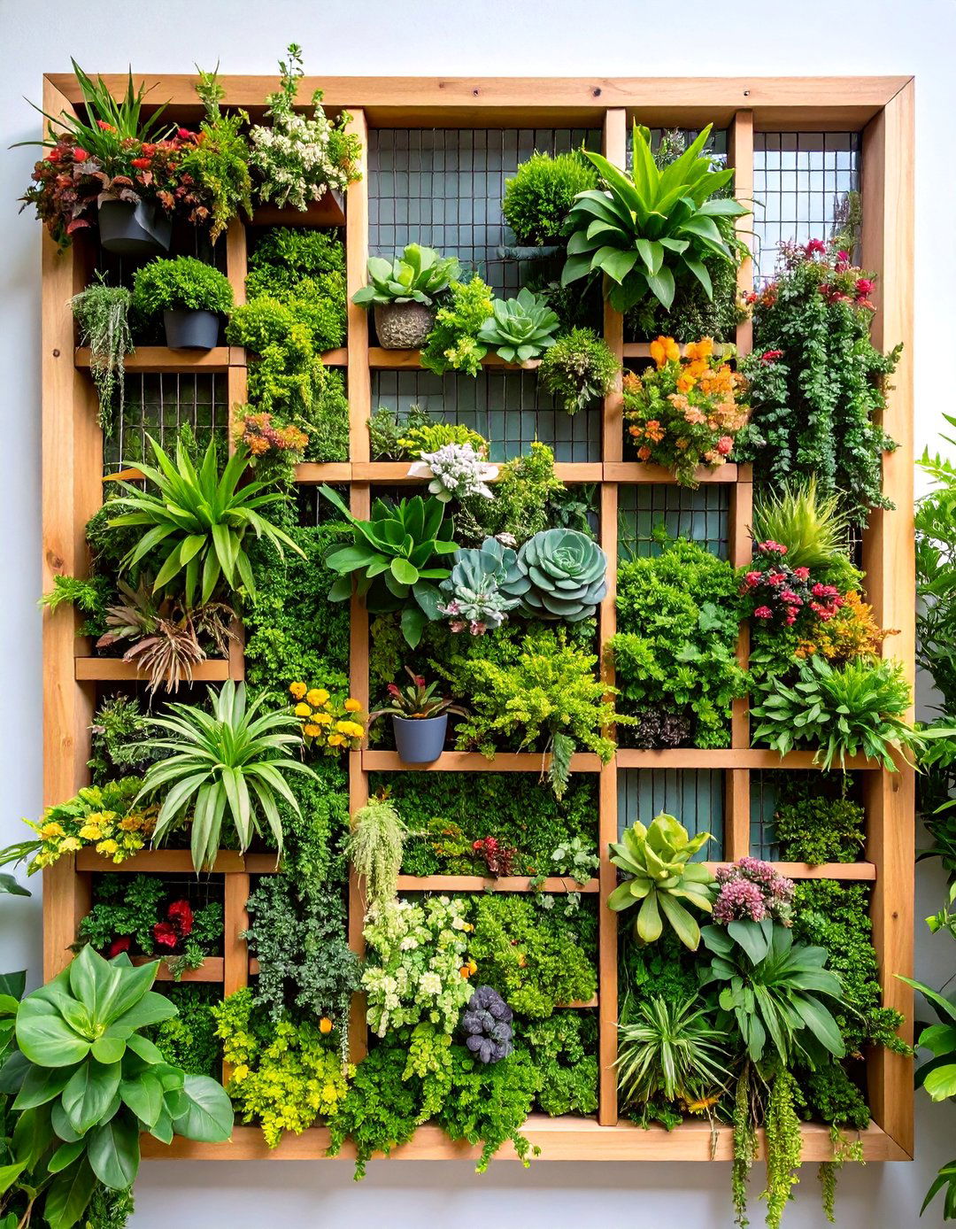 Living Picture Frame Garden - 25 Outdoor Succulent Container Ideas