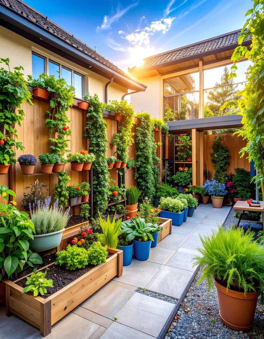 Living Privacy Screen with Edible Landscaping - 25 Urban Garden Ideas