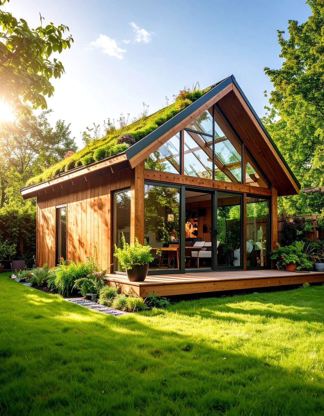 Living Roof Eco Wood Shed - 25 wood shed ideas