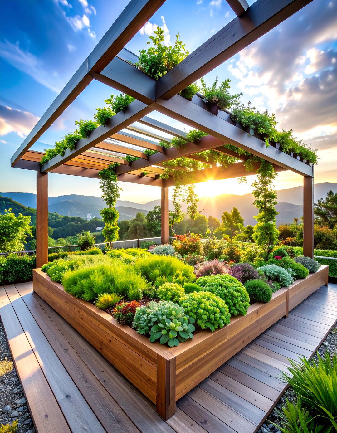 Living Roof Green Pergola Cover - 25 Pergola Cover Ideas