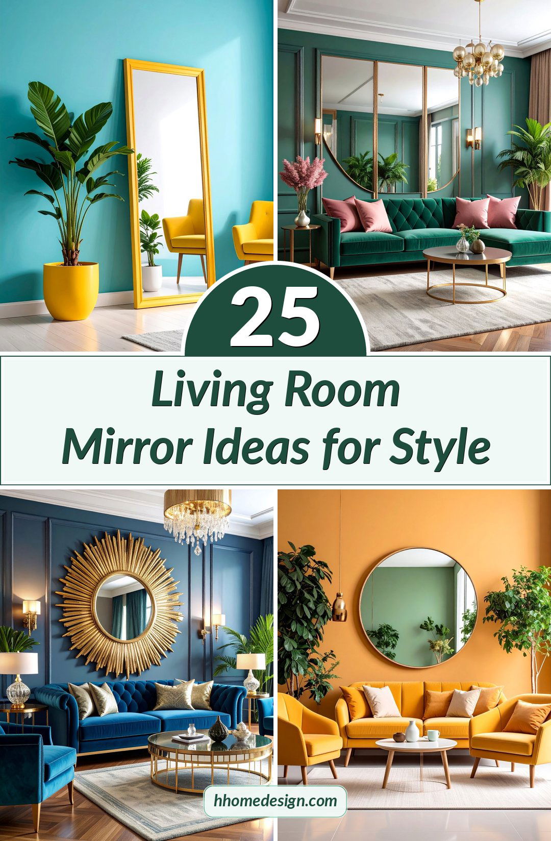25 Living Room Mirror Ideas for Style