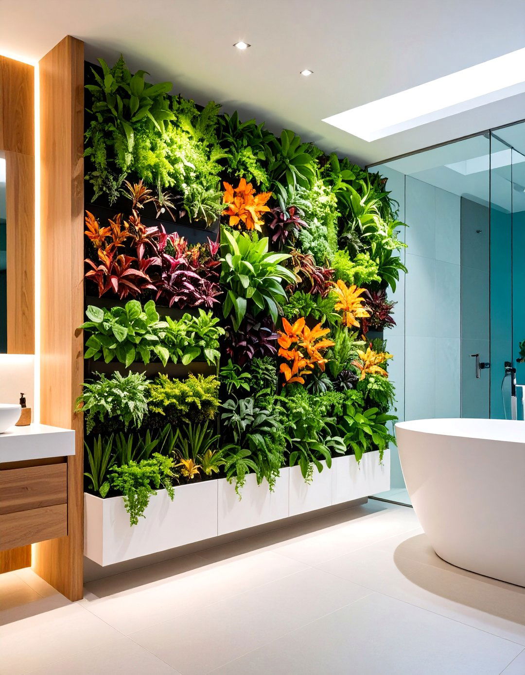 Living Wall Planter Storage - 25 Over Toilet Storage Ideas