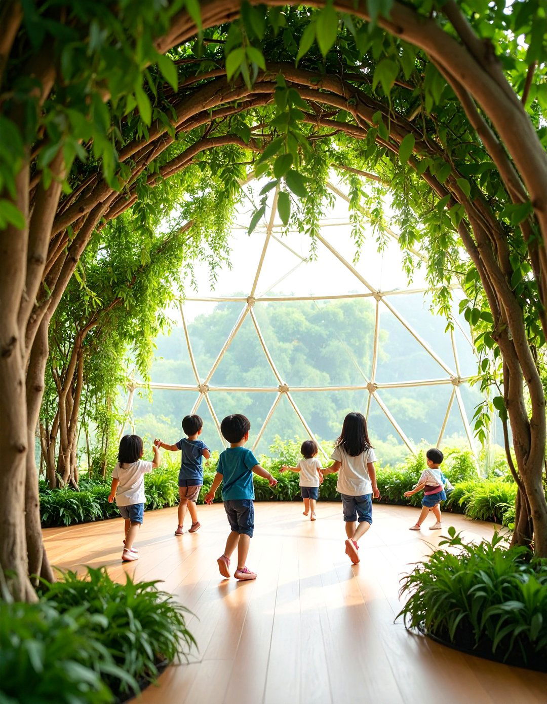 Living Willow Dome Garden Shade Play Structure - 25 Garden Shade Ideas