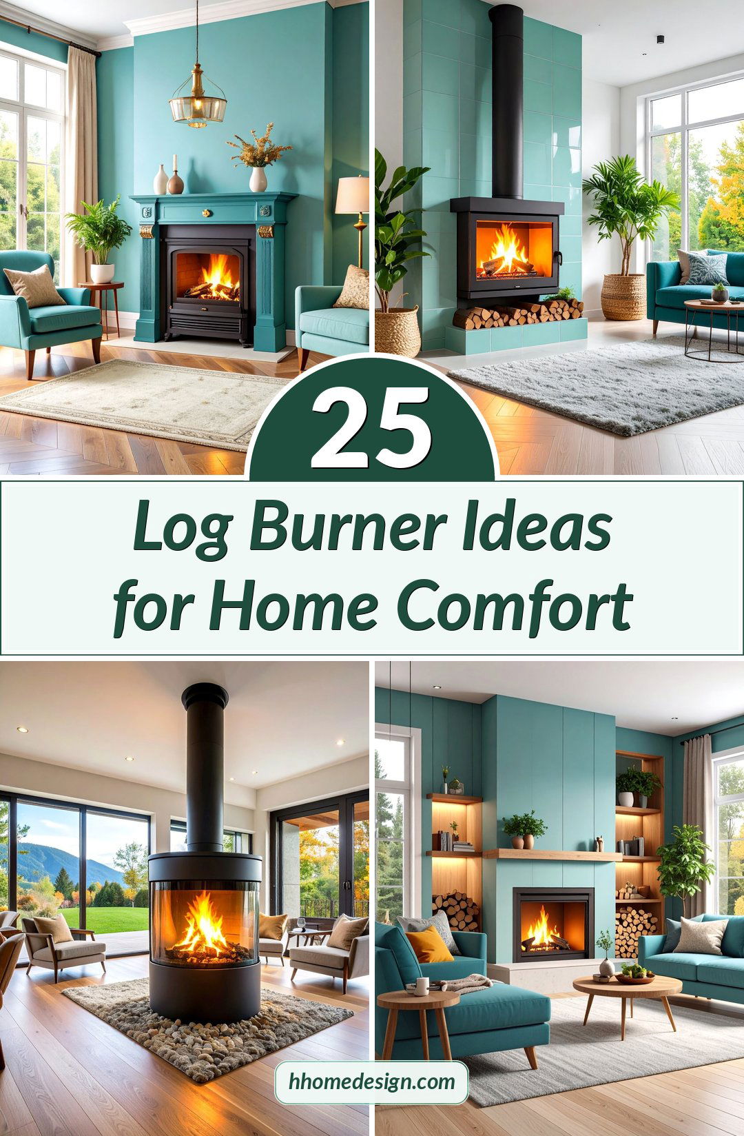 25 Log Burner Ideas for Home Comfort