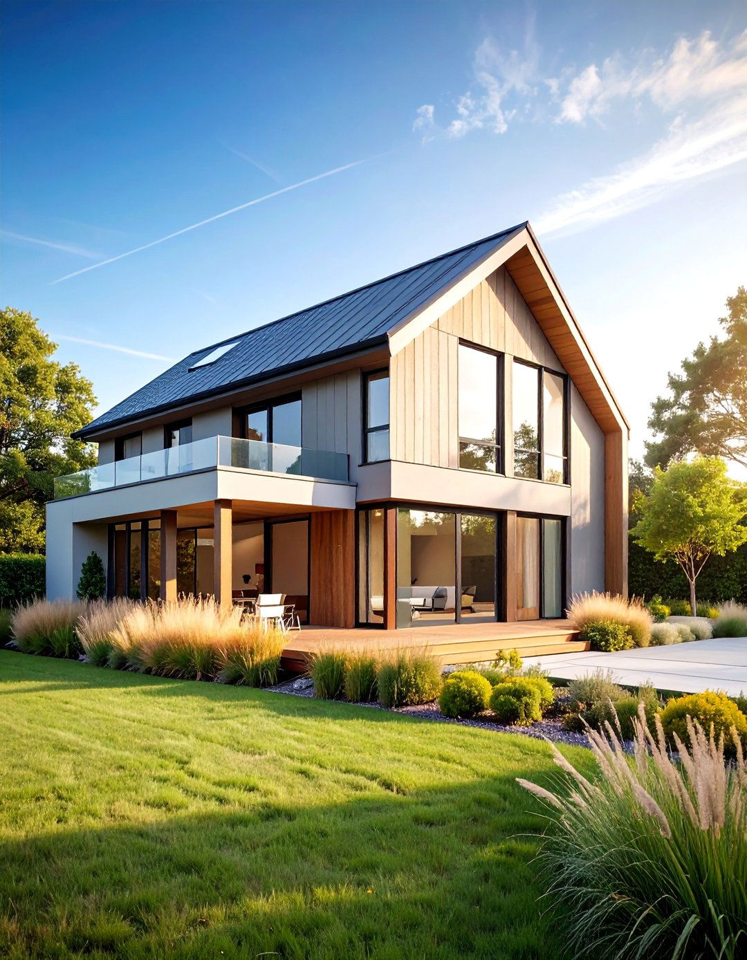 Long Plan Modern Cape Cod House for Narrow Lots - 25 Modern Cape Cod House Ideas