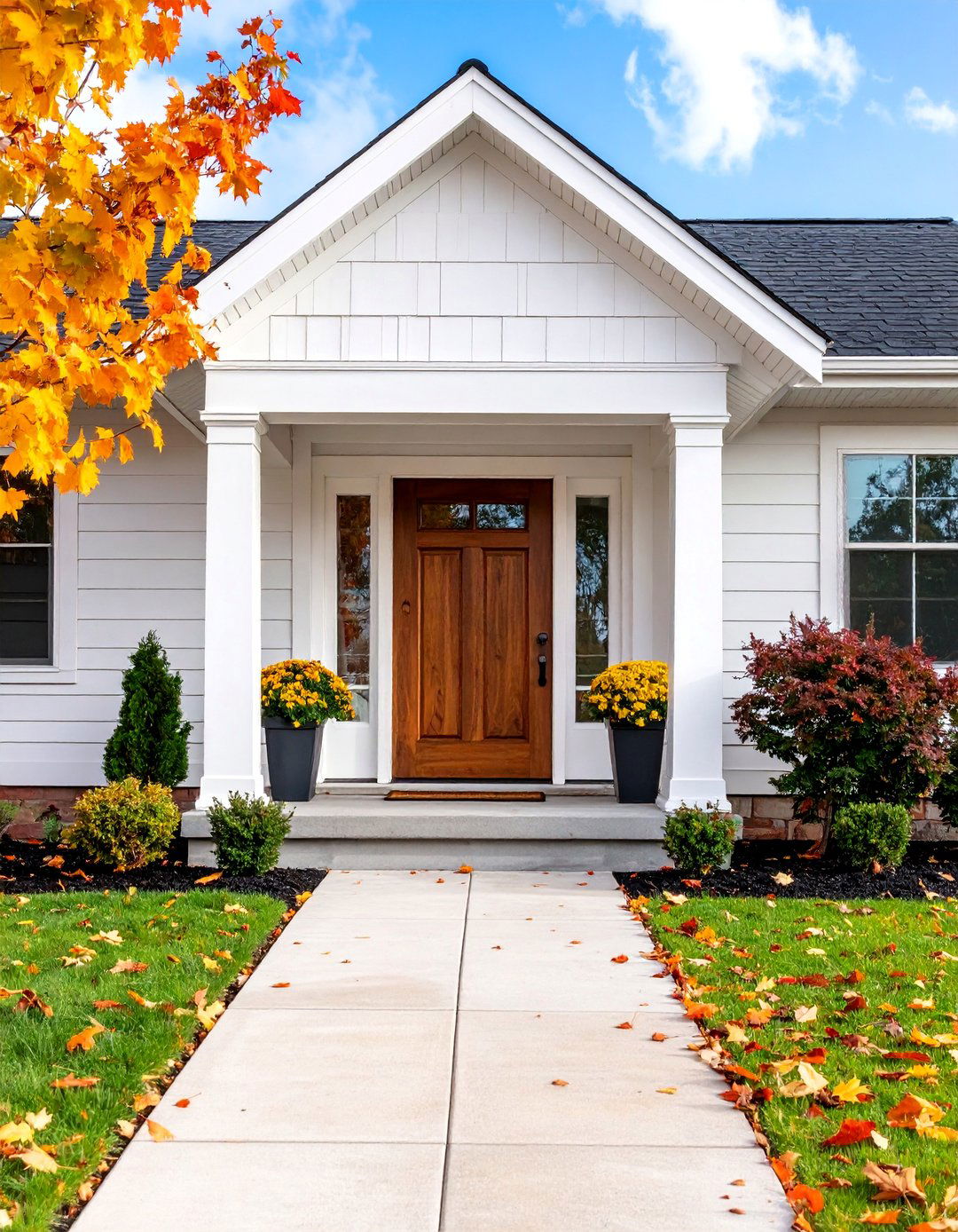 Low Maintenance Composite Door Trim Solution - 25 Exterior Door Trim Ideas