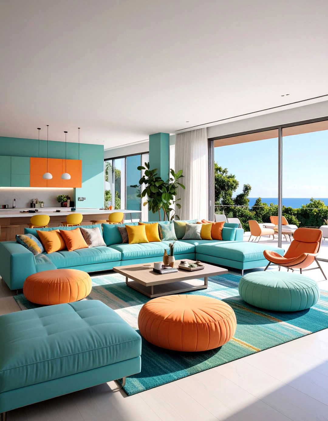 Low Profile Platform Seating Living Room - 25 Mid-Century Modern Living Room Ideas