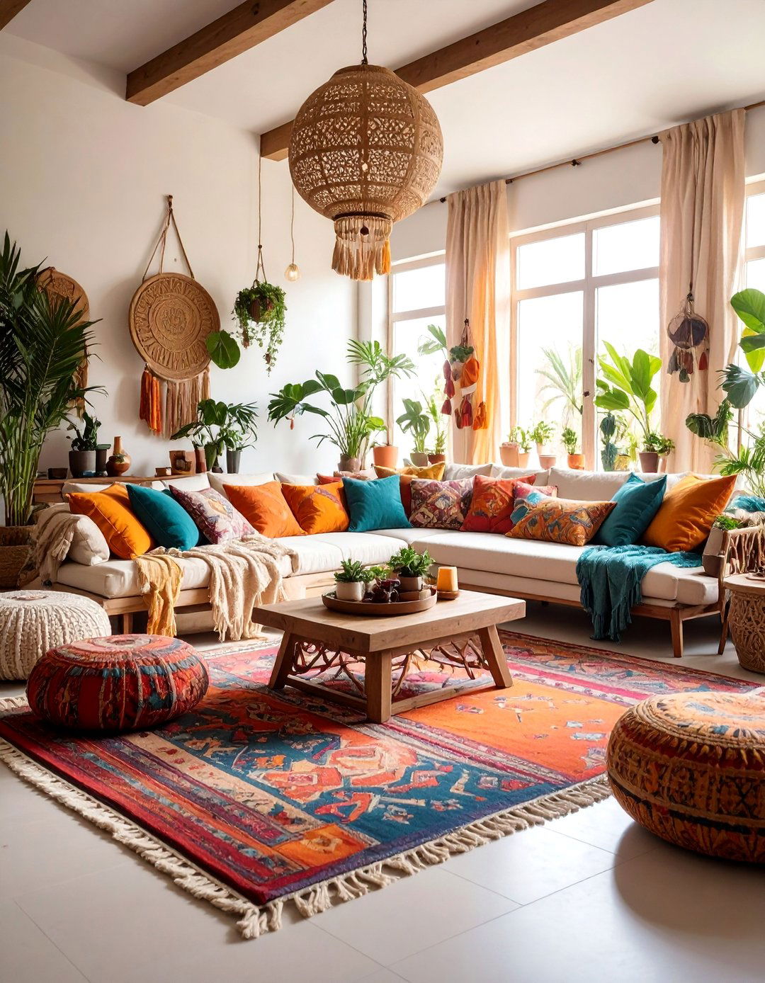 Low Profile Seating Boho Living Room - 25 Minimalist Modern Boho Living Room Ideas