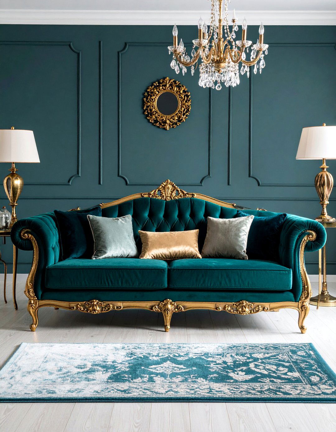 Luxe Velvet Beige Living Room with Sumptuous Textures - 25 Beige Couch Living Room Ideas