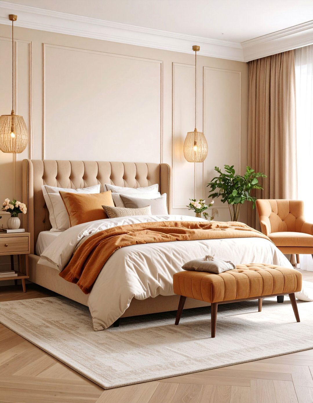 Luxurious Guest Bedroom Suite - 25 Transitional Interior Design Ideas