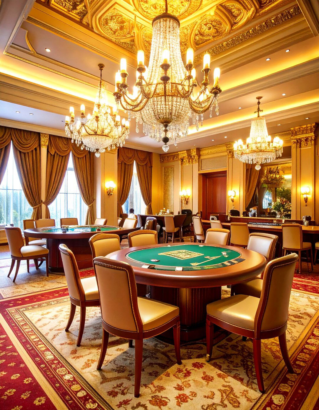 Luxury Casino Gaming Suite - 25 Game Room Ideas
