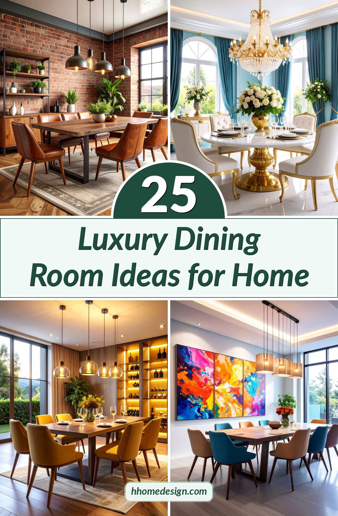 25 Luxury Dining Room Ideas for Home
