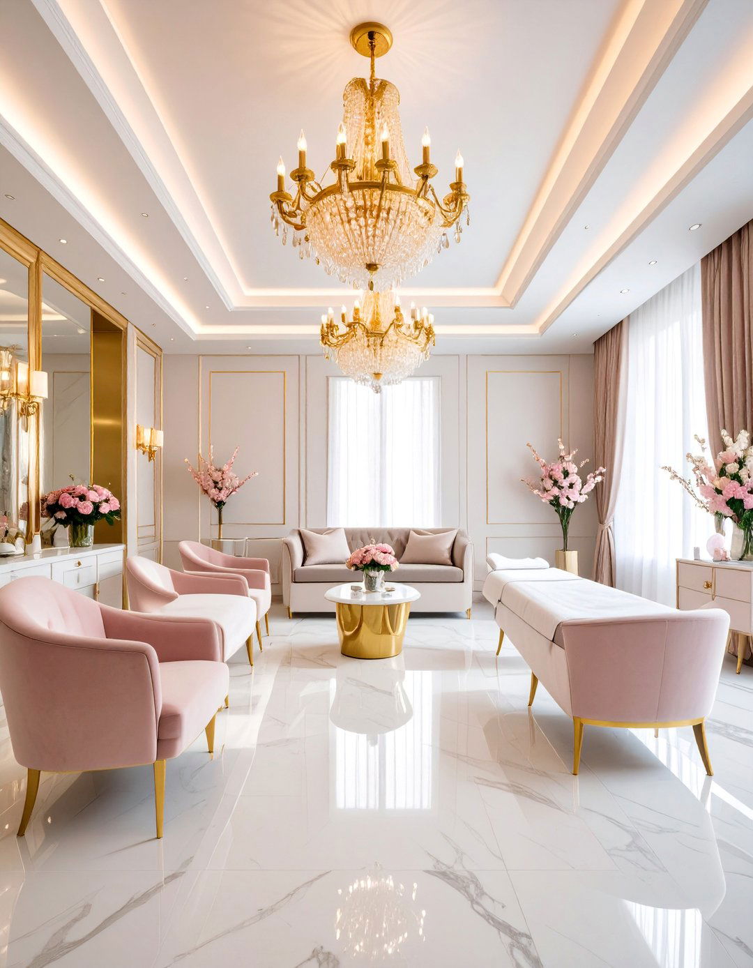 Luxury Esthetician Room with Premium Finishes - 25 Esthetician Room Ideas