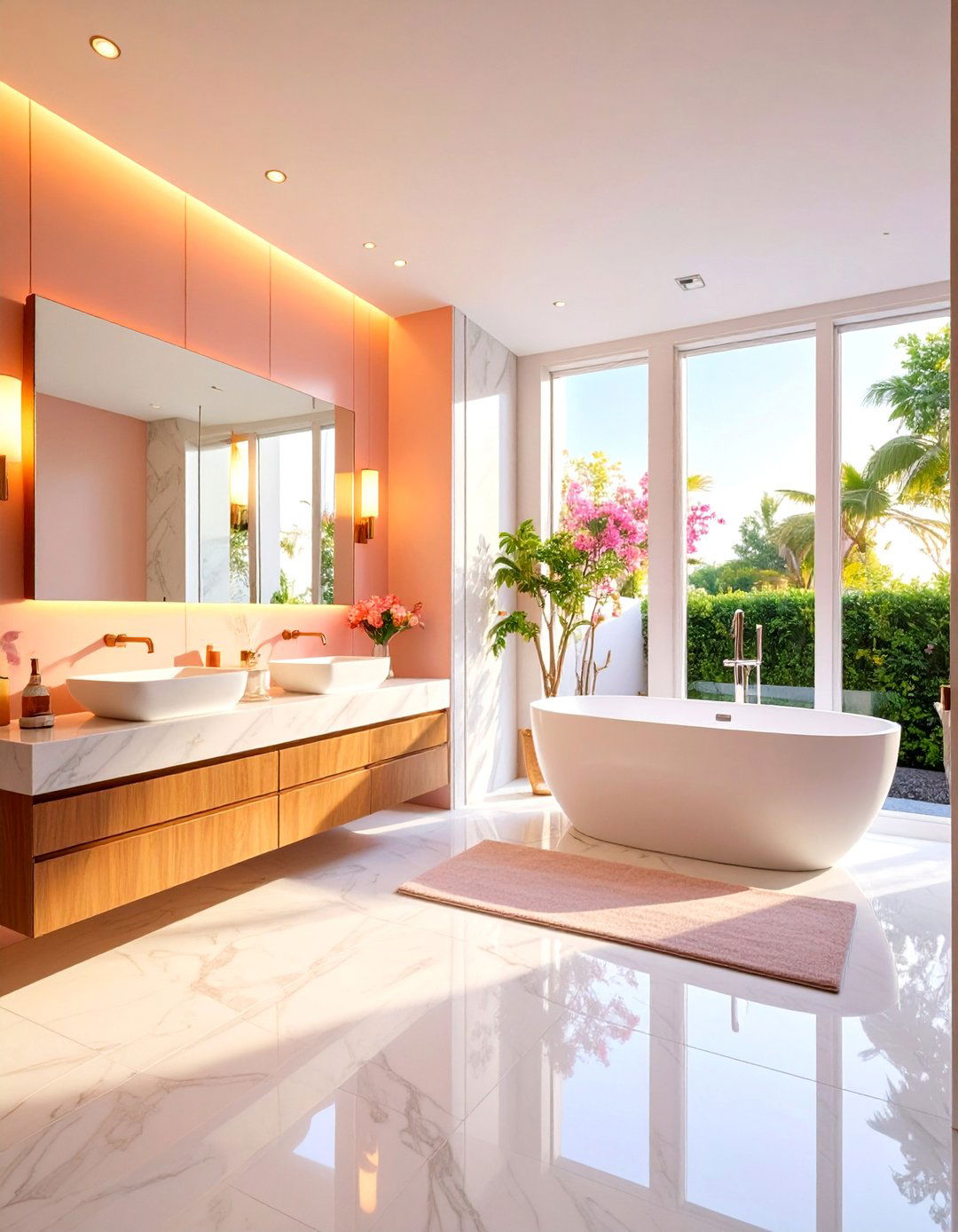 Luxury Hotel Inspired Jack and Jill Bathroom with Premium Finishes - 25 Jack and Jill Bathroom Ideas