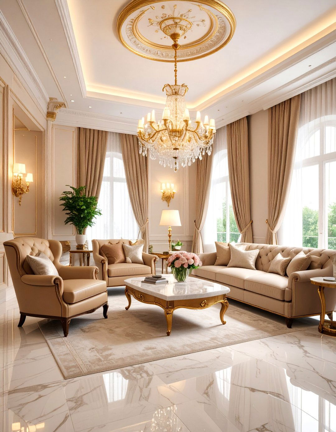 Luxury Hotel Style Reading Suite with Premium Amenities - 25 Reading Room Ideas