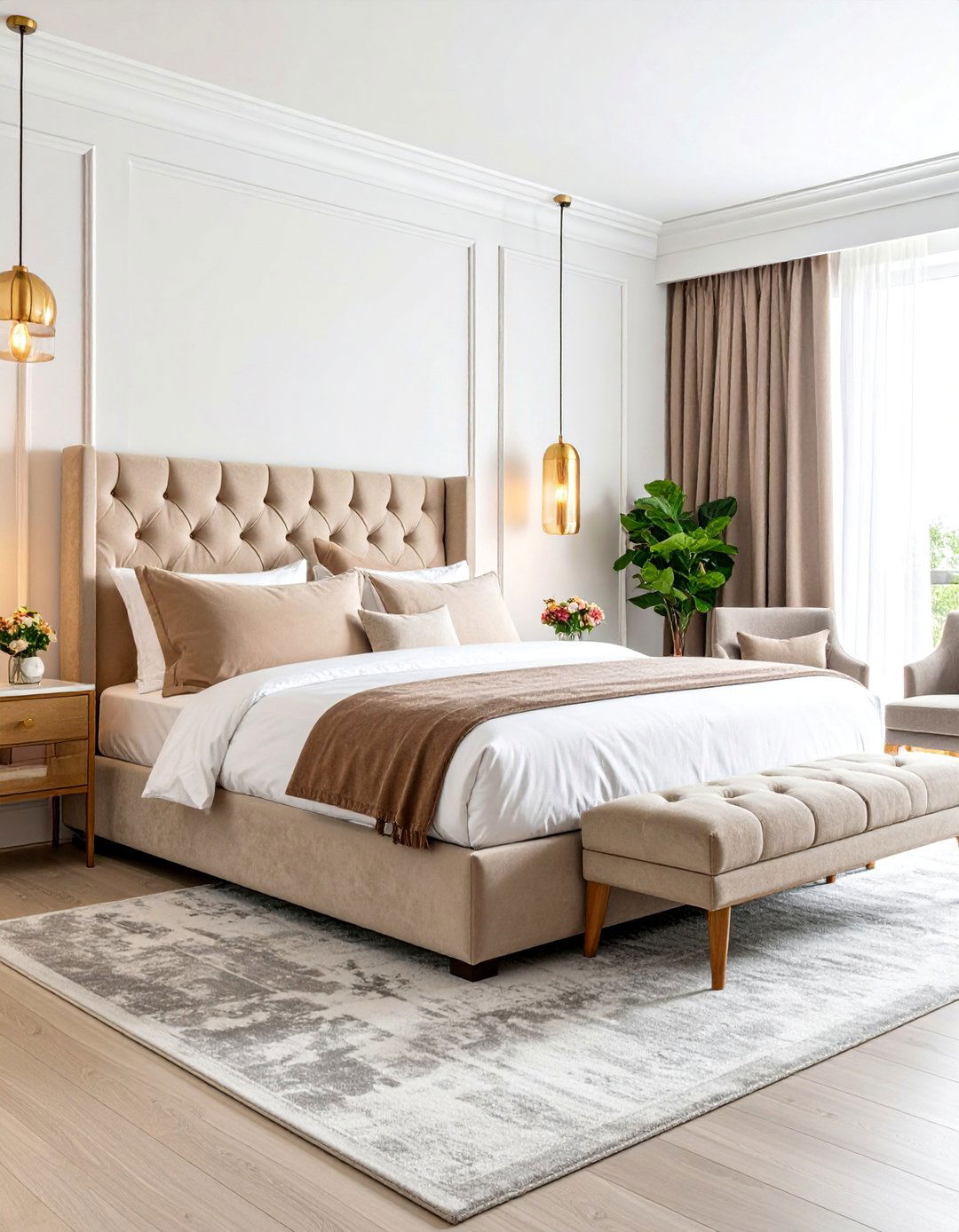 Luxury Hotel Suite Bedroom with Five Star Amenities - 25 Bedroom Ideas For Couples