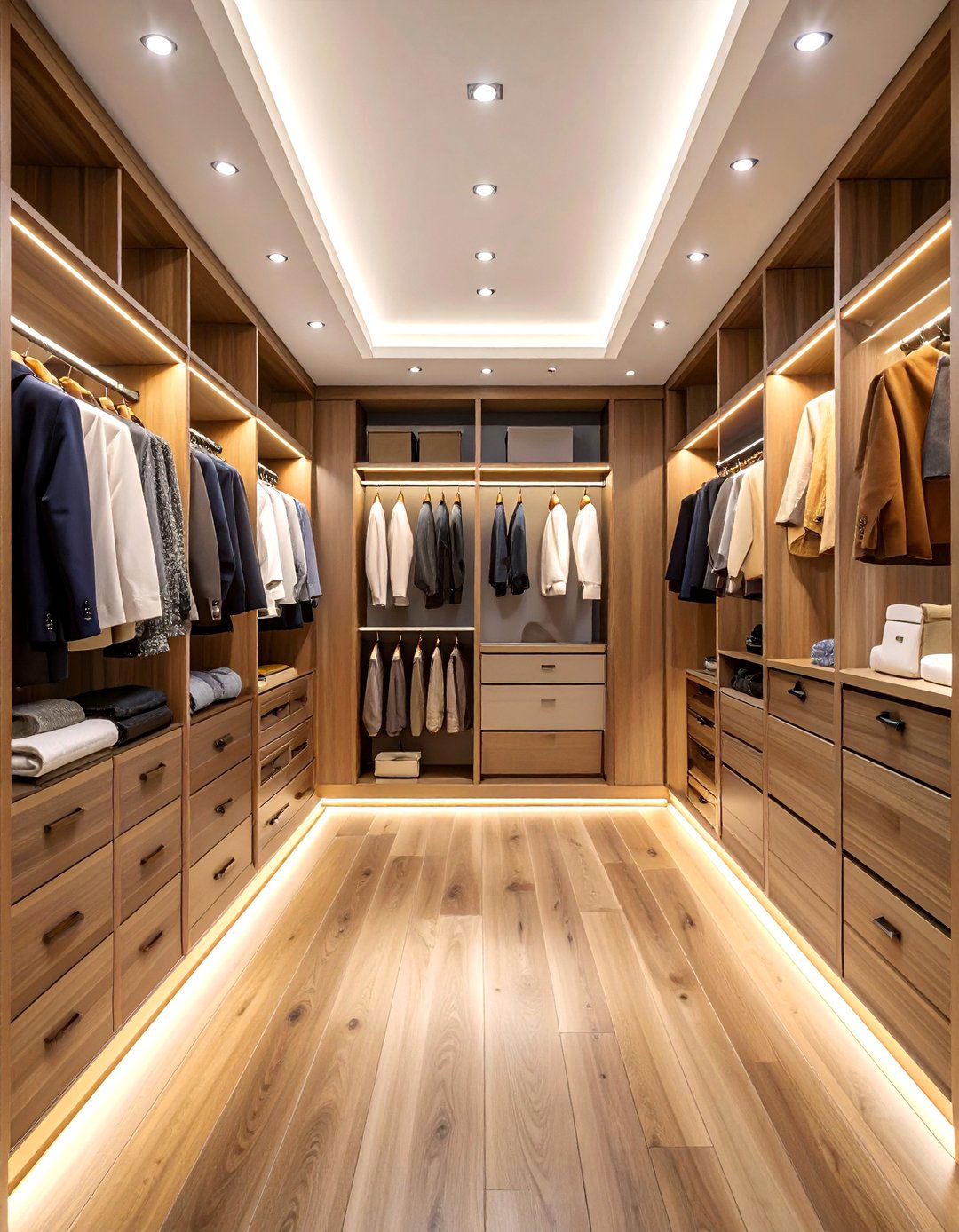 Luxury Materials Closet with Premium Finishes - 25 Closet Ideas