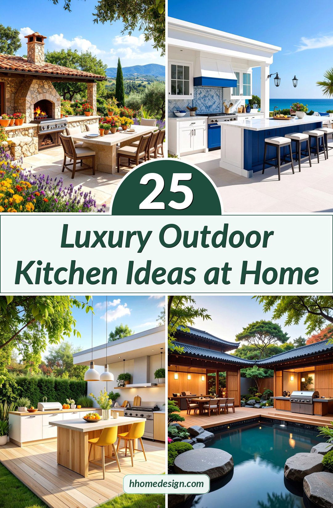 25 Luxury Outdoor Kitchen Ideas at Home