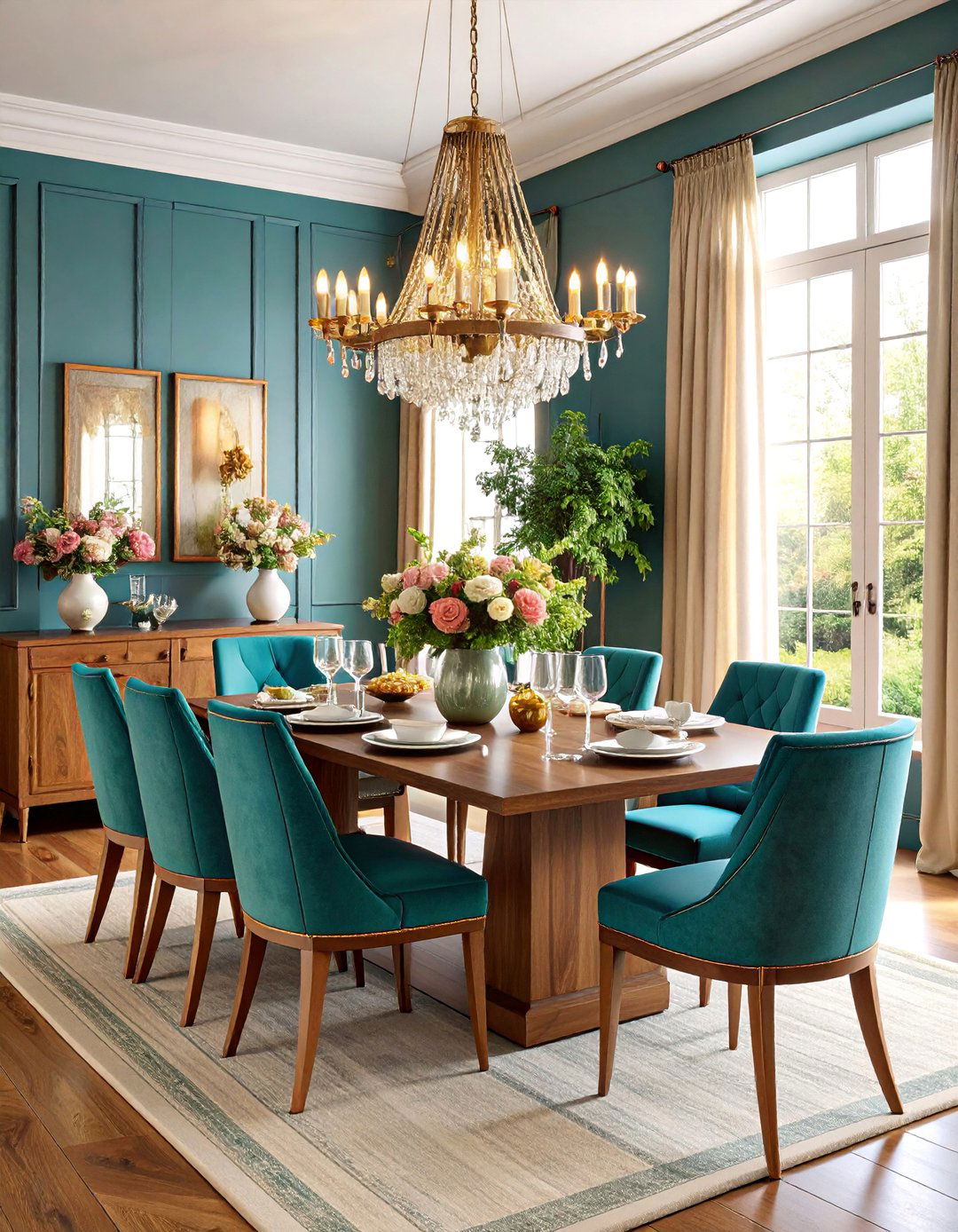 Luxury Shiplap Dining Room with High End Finishes - 25 Shiplap Dining Room Wall Ideas