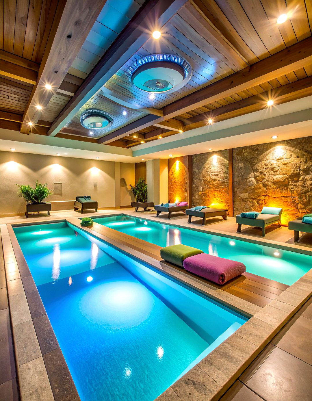 Luxury Spa Style Basement Gym - 25 Basement Gym Ideas