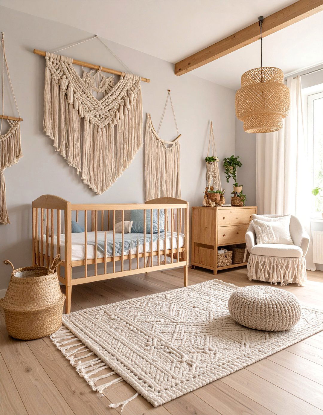 Macrame Wonderland Nursery - 25 Boho Nursery Ideas