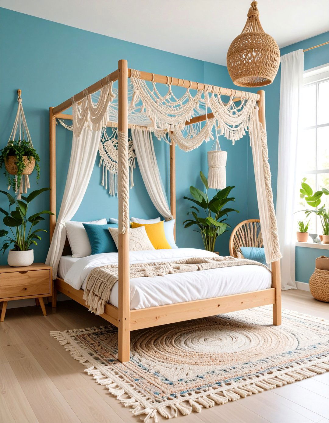 Macrame Wonderland Toddler Room - 25 Boho Toddler Room Ideas