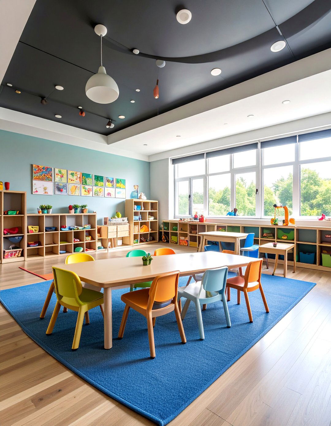 Magnetic Chalkboard Ceiling Paint for Creative Spaces - 25 Ceiling Paint Ideas