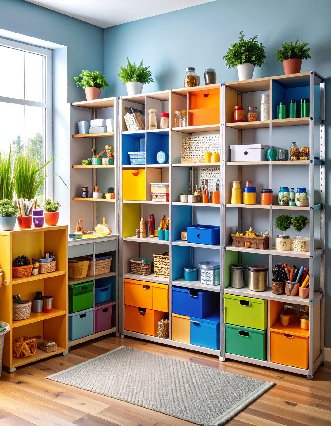 Magnetic Organization System - 25 Small Craft Room Ideas