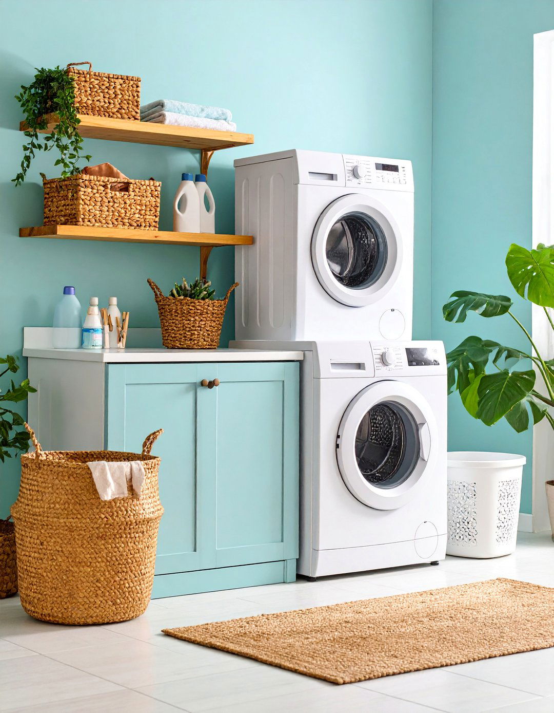 Magnetic Storage Solutions for Appliance Sides - 25 Laundry Room Storage Ideas