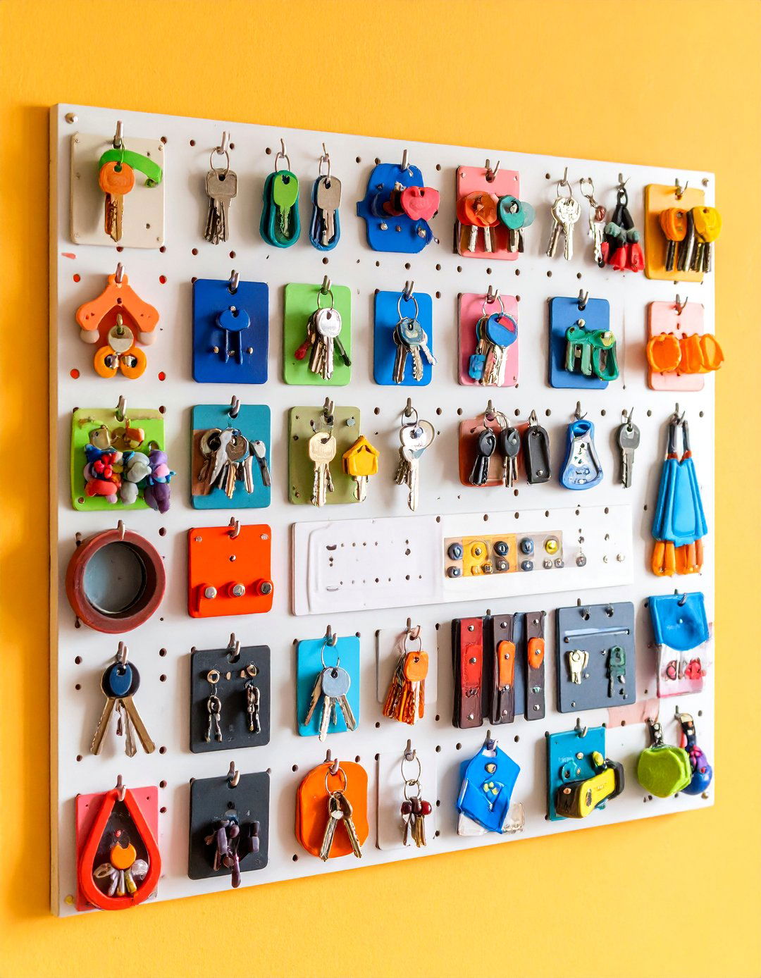 Magnetic Strip Organization System - 25 Mudroom Storage Ideas