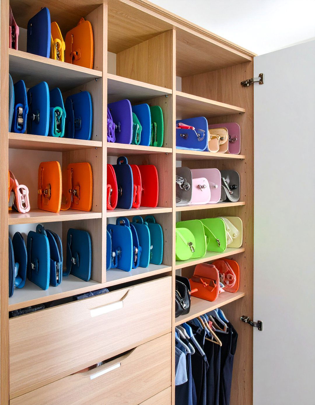 Magnetic Strip System for Metal Free Organization - 25 Bra Storage Ideas