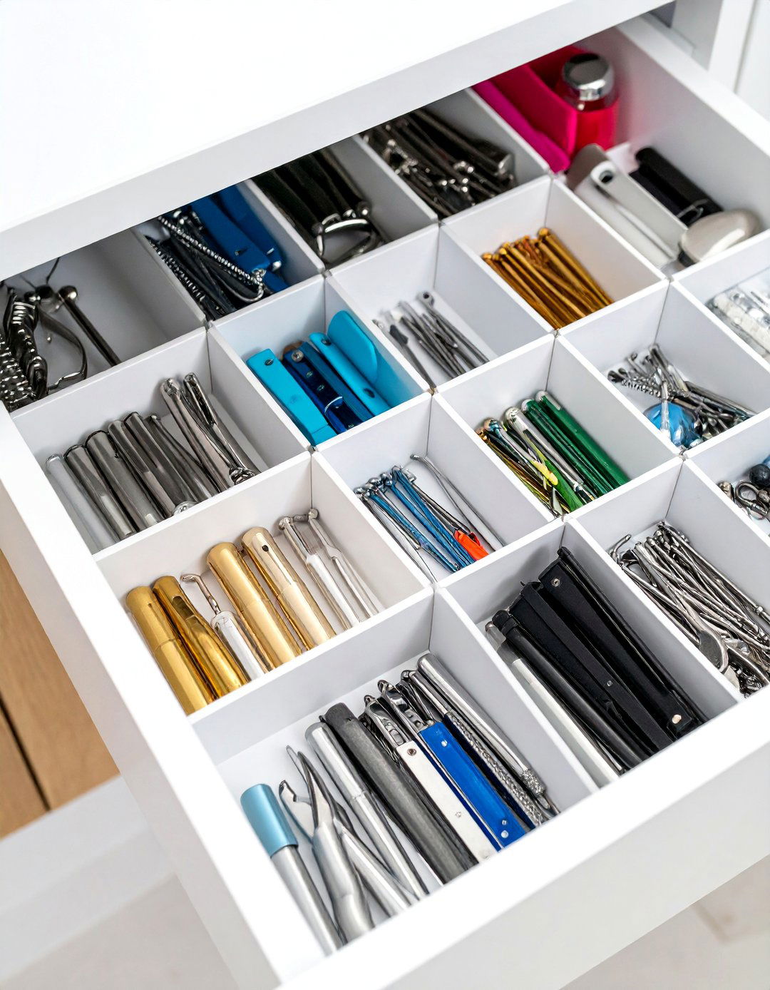 Magnetic Strip Tool Organization - 25 Bathroom Drawer Organization Ideas