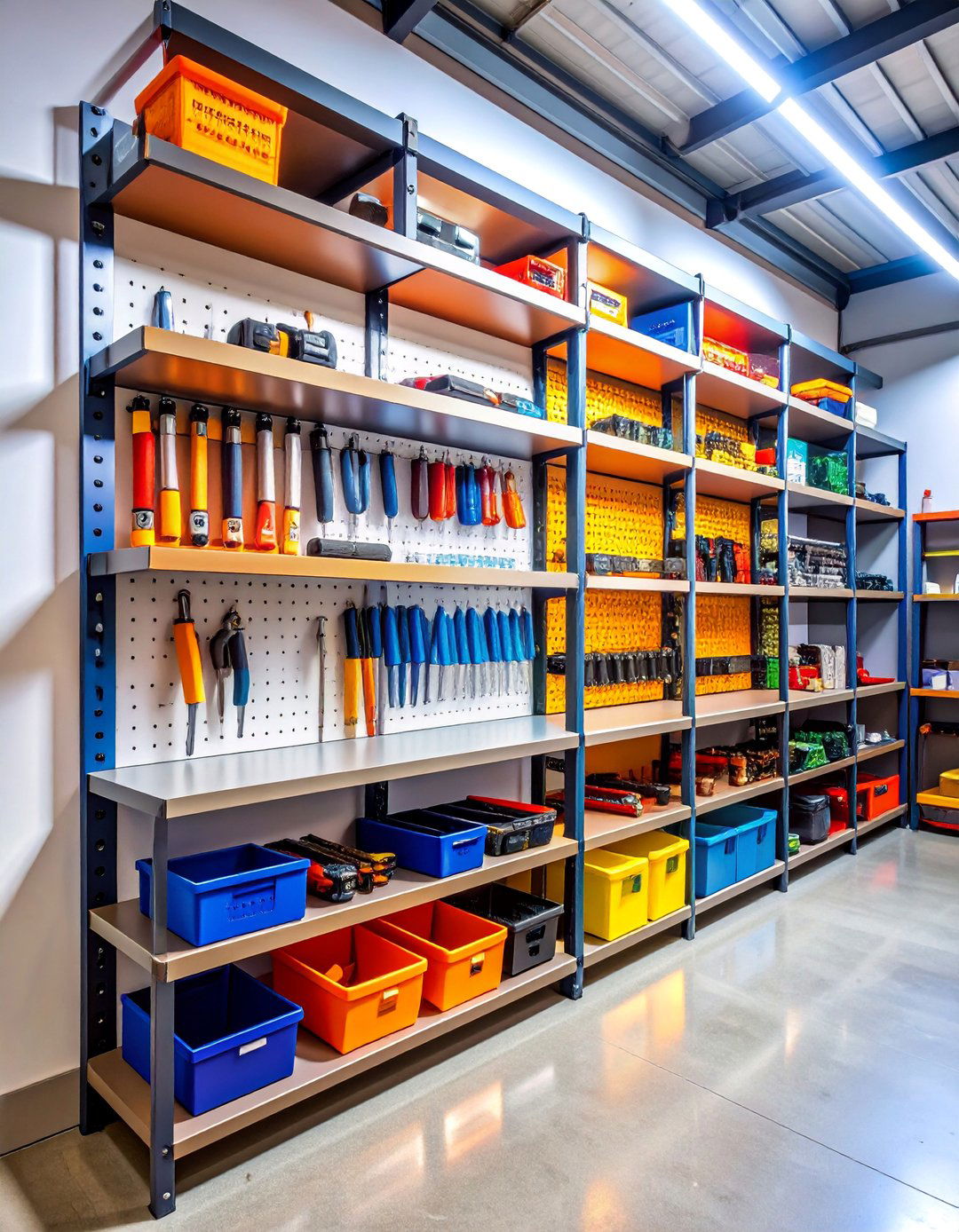 Magnetic Tool Strip Storage System - 25 Power Tool Storage Ideas