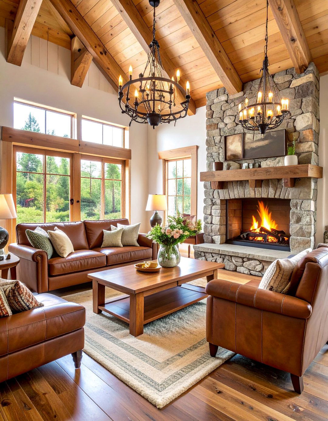 Magnolia Cabin Living Room - 25 Magnolia Living Room Ideas
