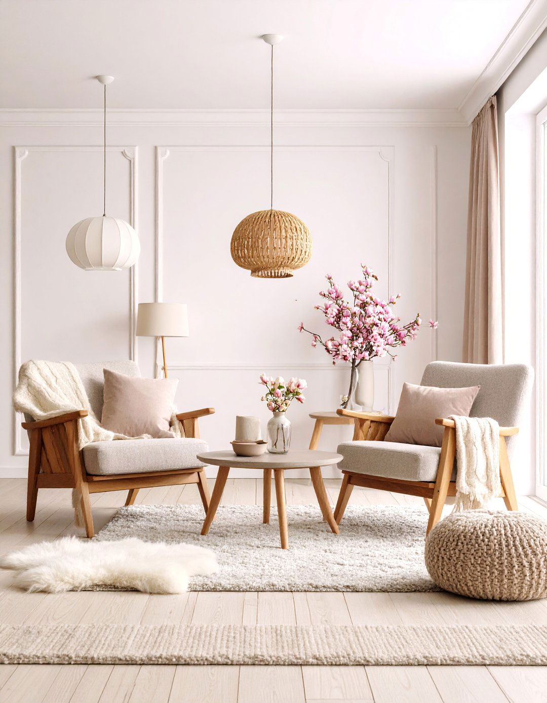 Magnolia Scandinavian Living Room - 25 Magnolia Living Room Ideas