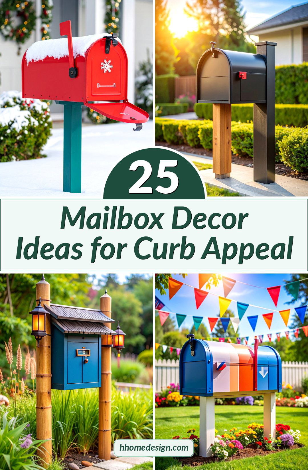 25 Mailbox Decor Ideas for Curb Appeal