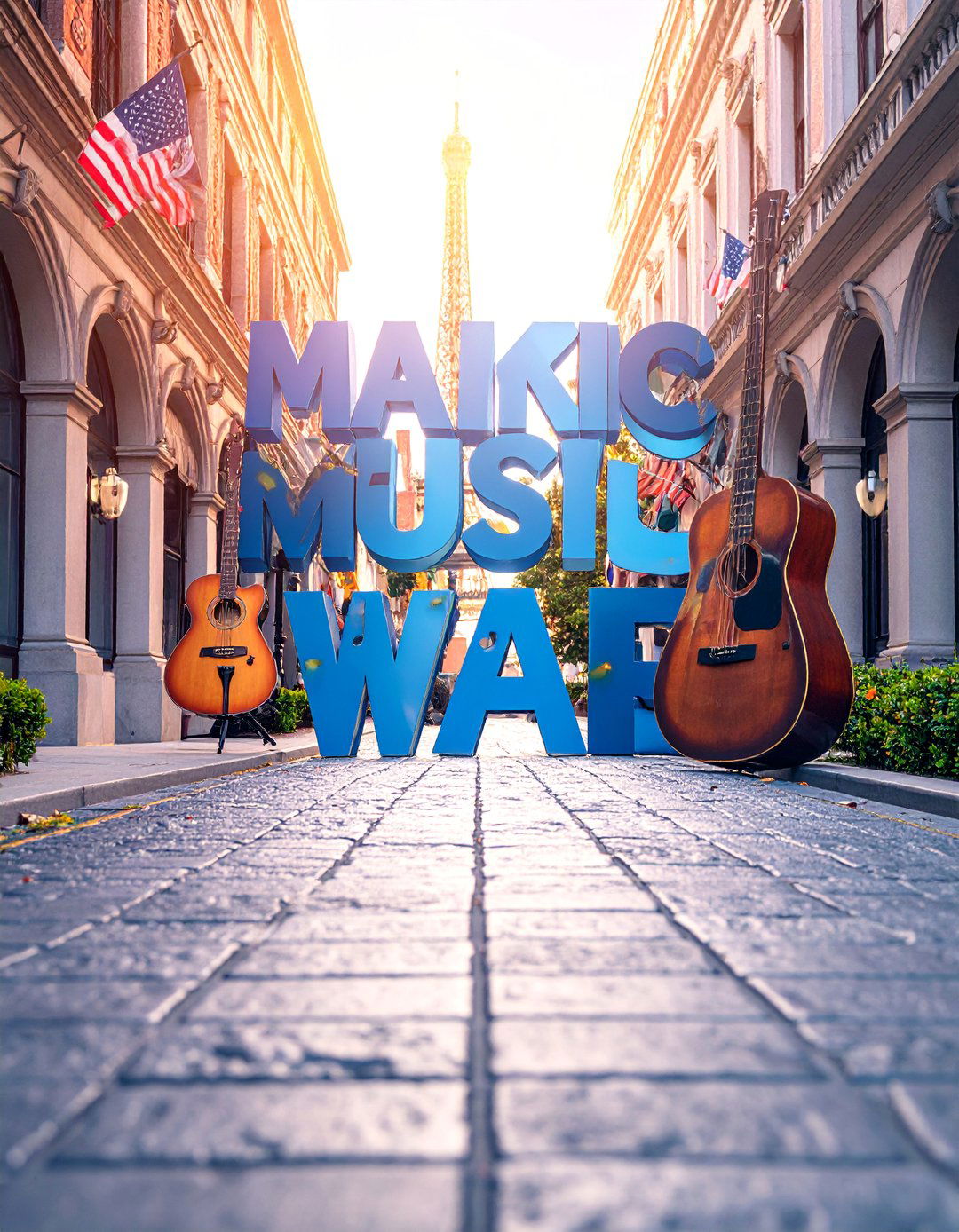 Make Music Not War Peace Mural - 25 Nashville Murals