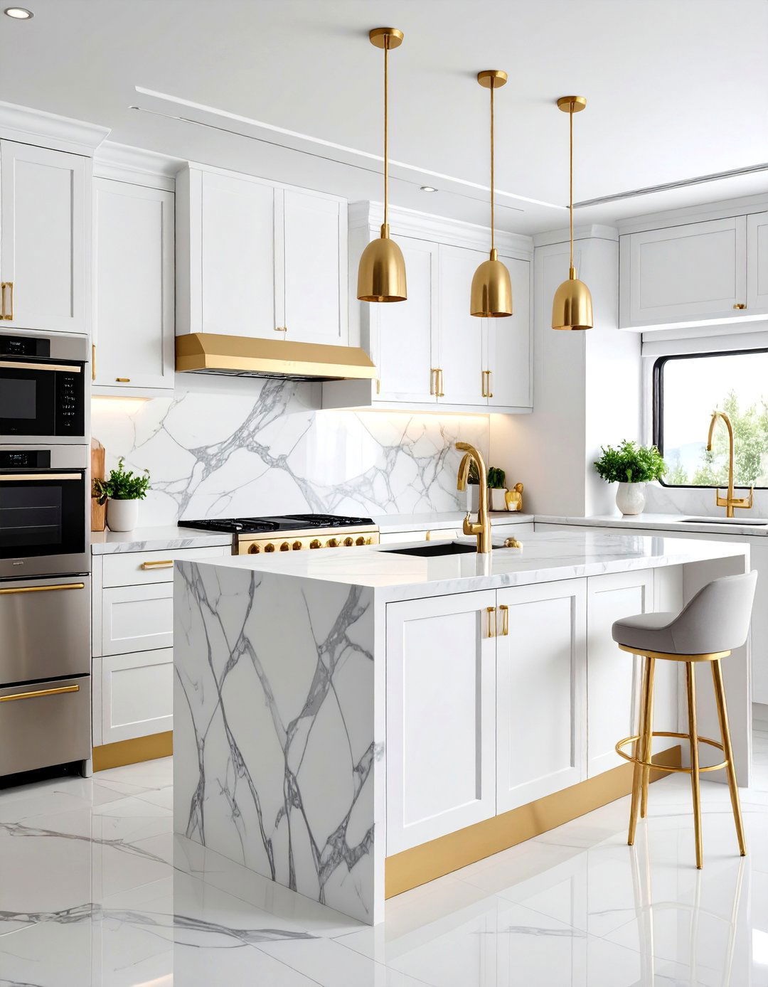 Marble Effect Kitchen Counter Wrap - 25 Rv Wallpaper Ideas
