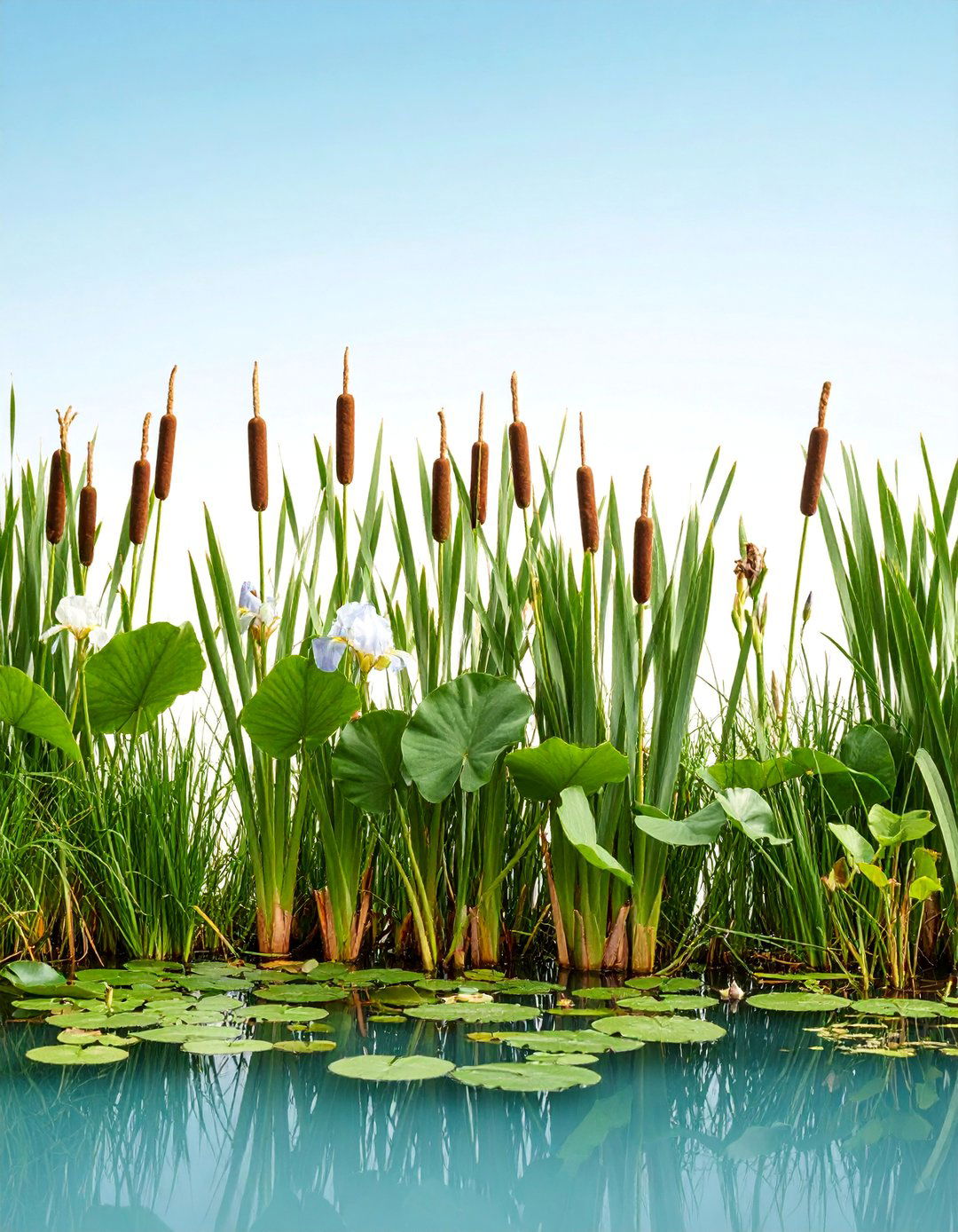 Marginal Plant Living Border - 25 Pond Edging Ideas