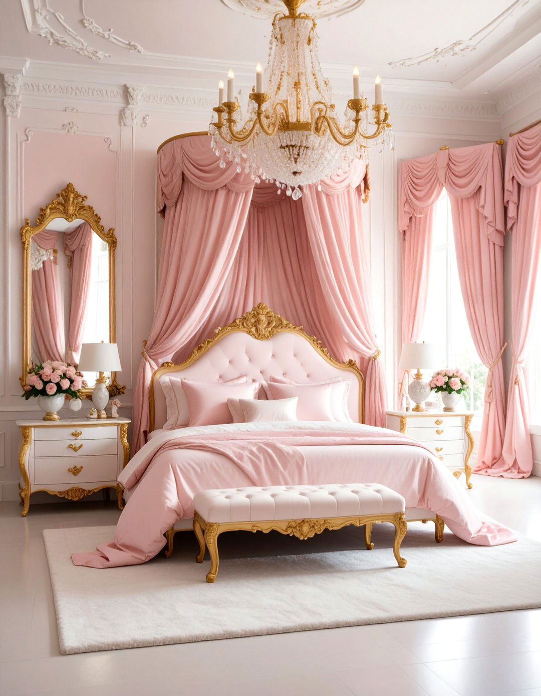 Marie Antoinette Baroque Bedroom - 25 Paris-themed Bedroom Ideas