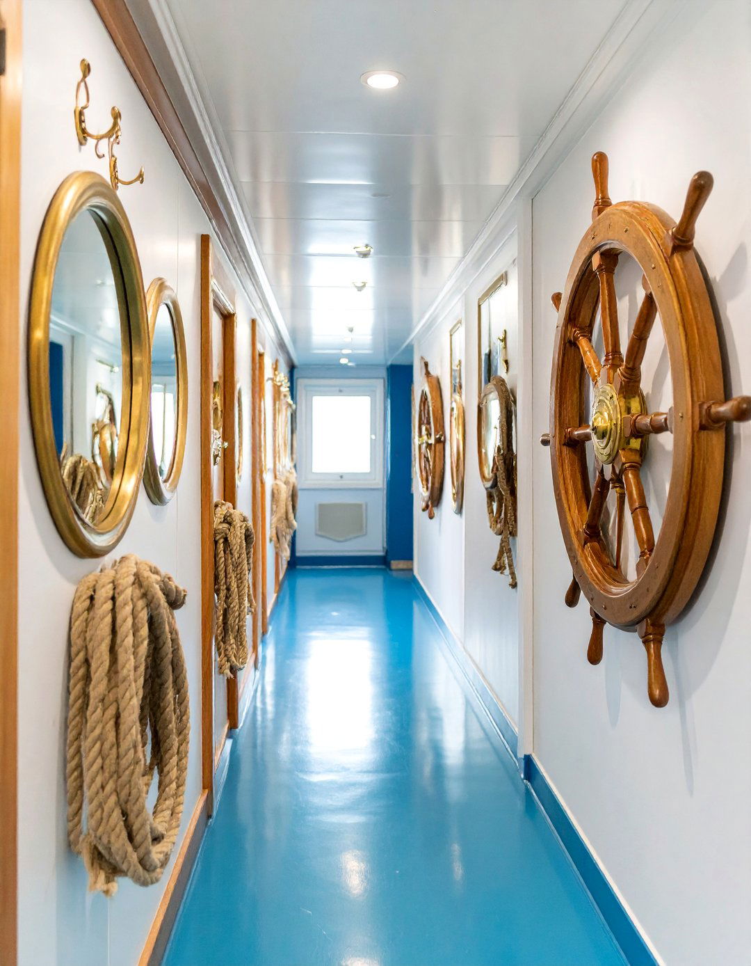 Marine Hardware Accent Pieces Throughout - 25 Beach House Decor Ideas