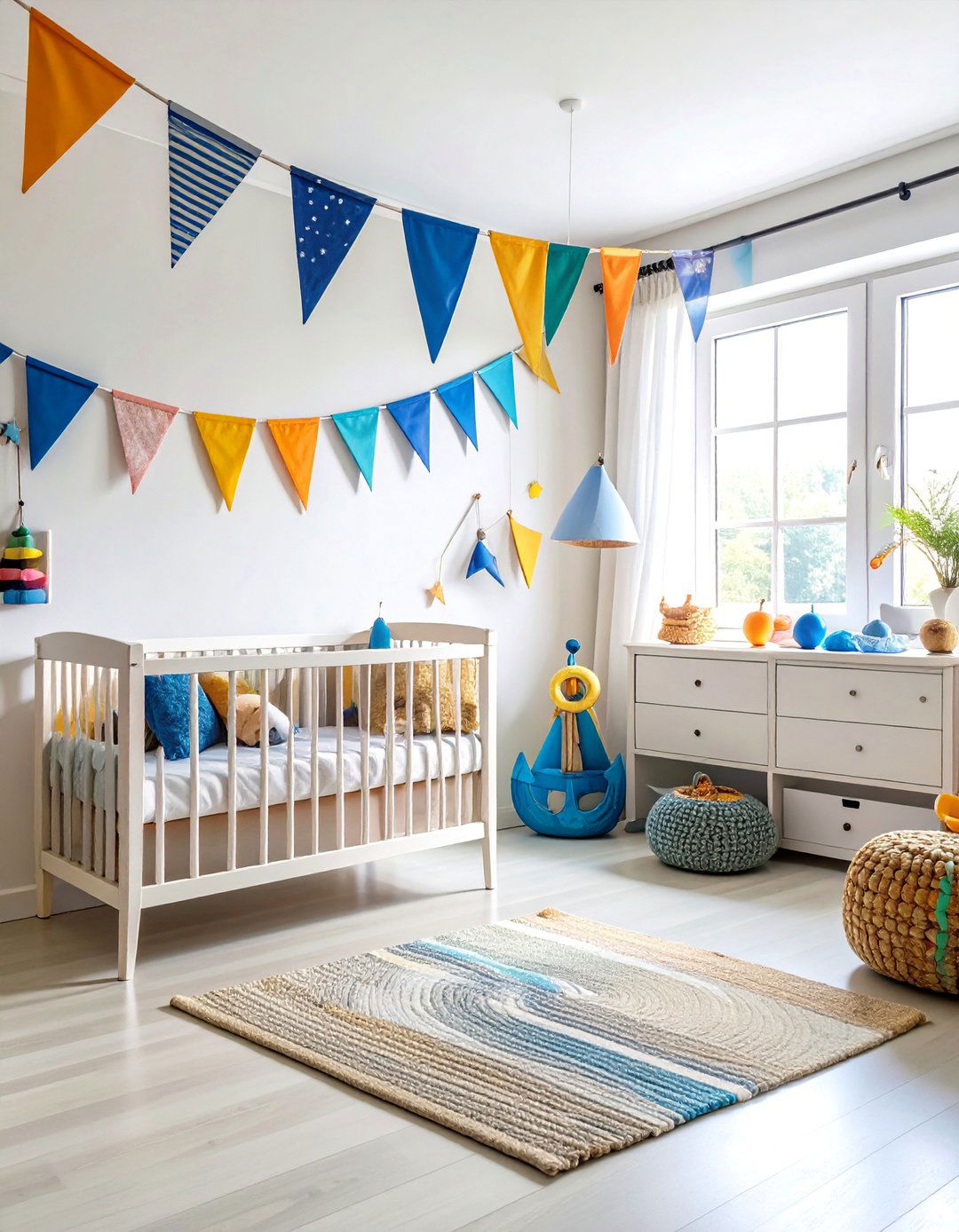 Maritime Signal Flag Communication Nursery - 25 Nautical Nursery Ideas