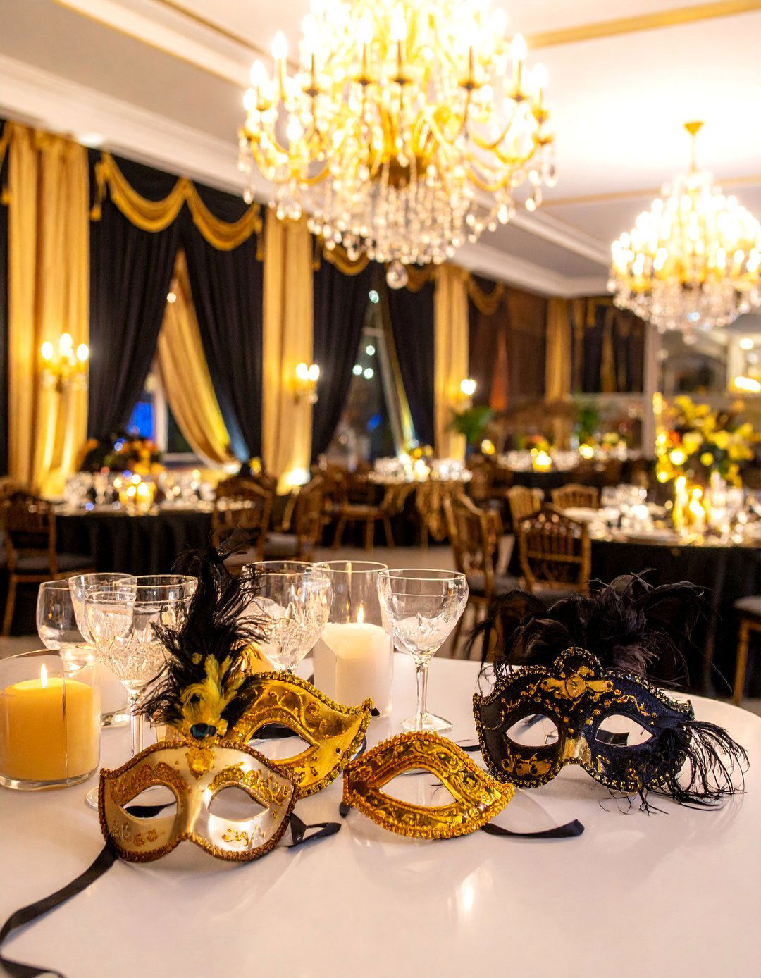 Masquerade Ball Mystery - 25 Birthday Decoration Ideas