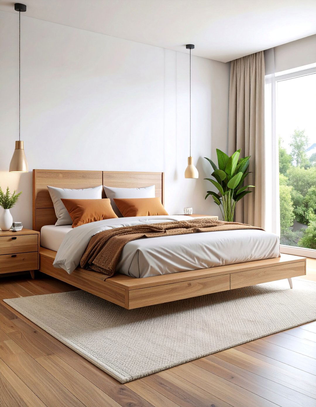 Master Bedroom with Built In Platform Bed - 25 Prairie-style Interior Design Ideas