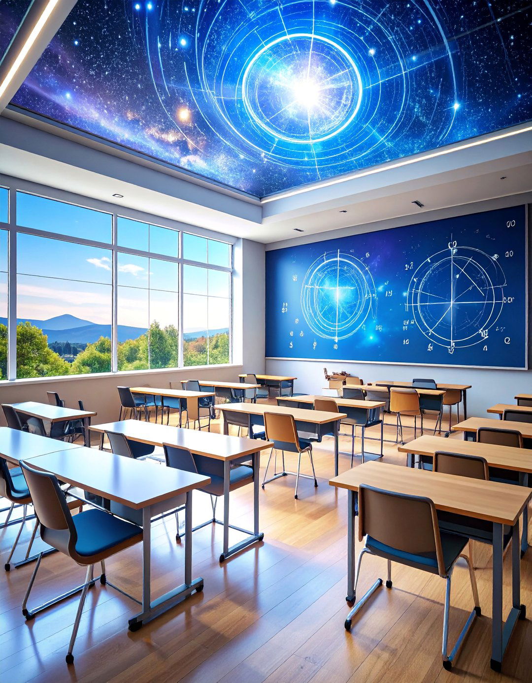 Mathematical Constants Math Mural with Universal Numbers - 25 Math Mural Ideas